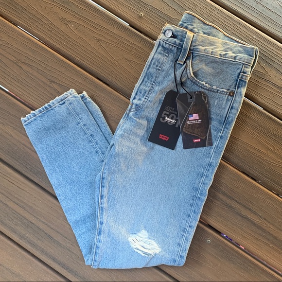 Levi's Denim - Levi’s 501 High Rise Skinny Jeans NWT